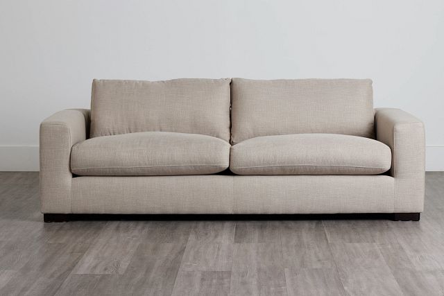 Bohan 89" Pewter Fabric Sofa