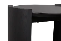 Nomad Black Ceramic Round End Table