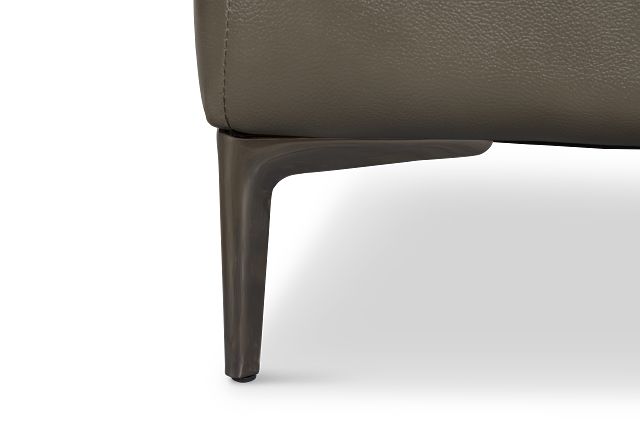 Ava Dark Gray Micro Large Dual Power Left Chaise Sectional