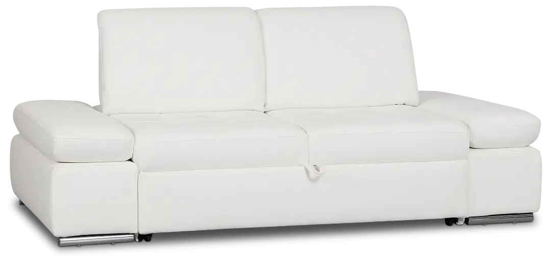 Eden White Micro Popup Sofa Sleeper Eden White Micro Popup Sofa Sleeper