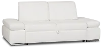 Eden White Micro Popup Sofa Sleeper