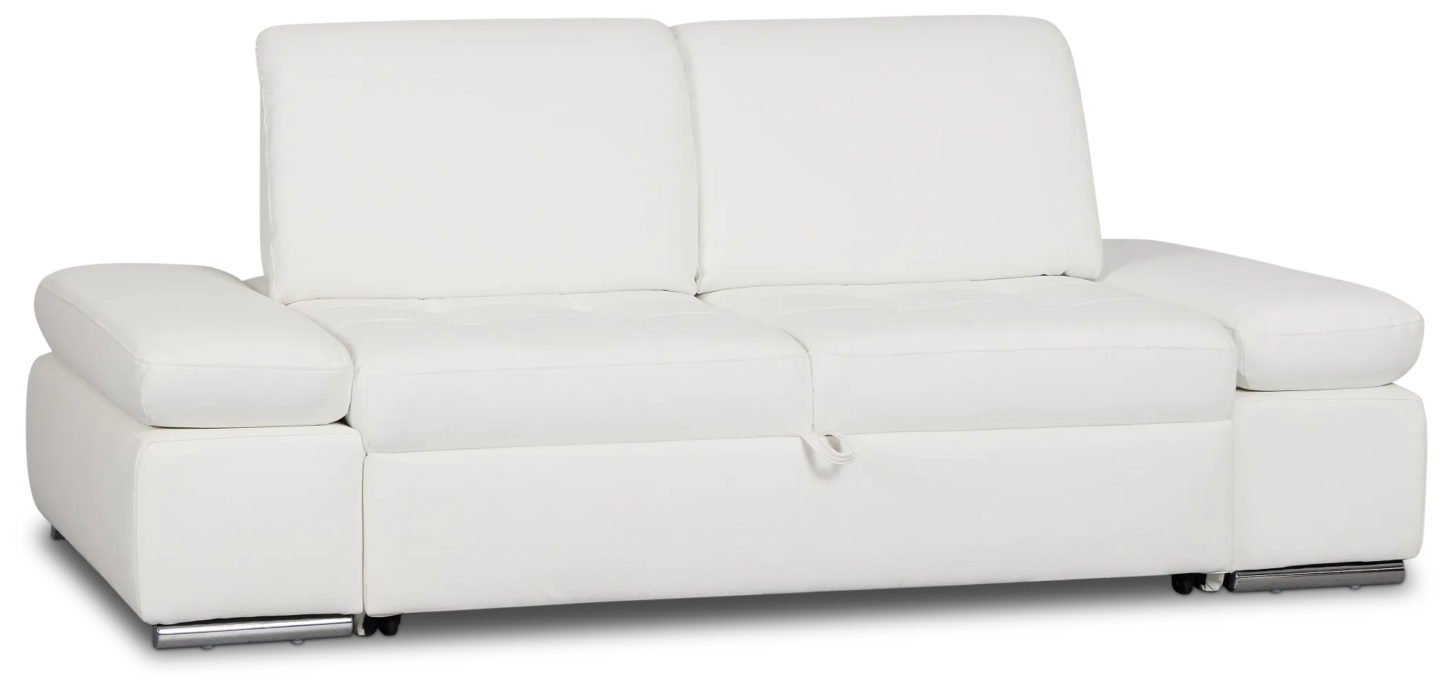 Eden White Micro Popup Sofa Sleeper