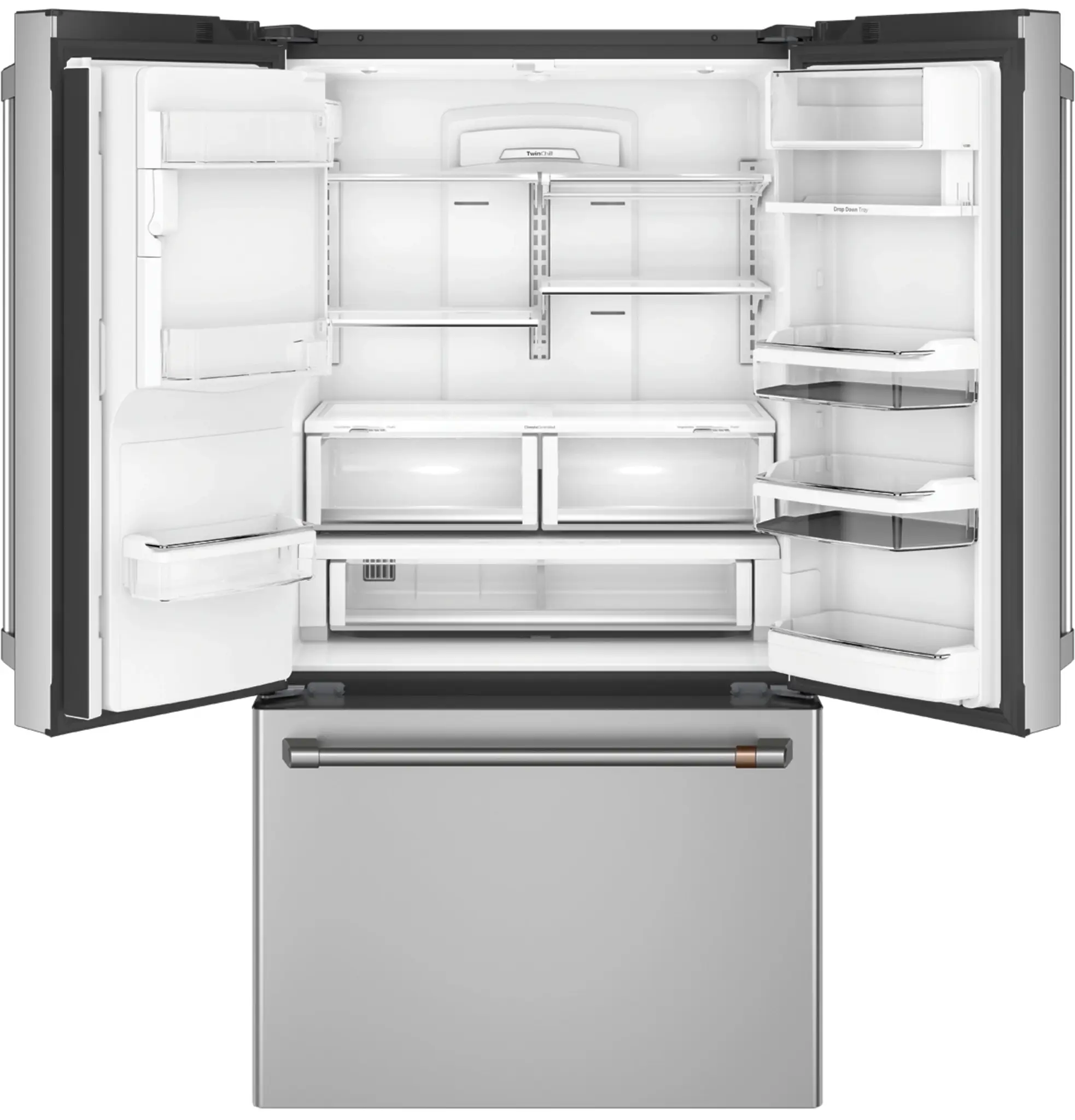 Cafe 22 Series Stainless Steel Bottom Freezer Refrigerator Cafe 22 Series Stainless Steel Bottom Freezer Refrigerator