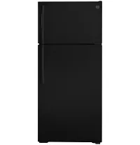 Ge 17 Series Black Top Freezer Refrigerator