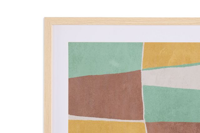 Zaley Multicolored Framed Wall Art