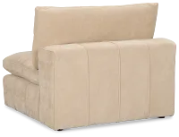 Cruz Light Beige Fabric Armless Chair