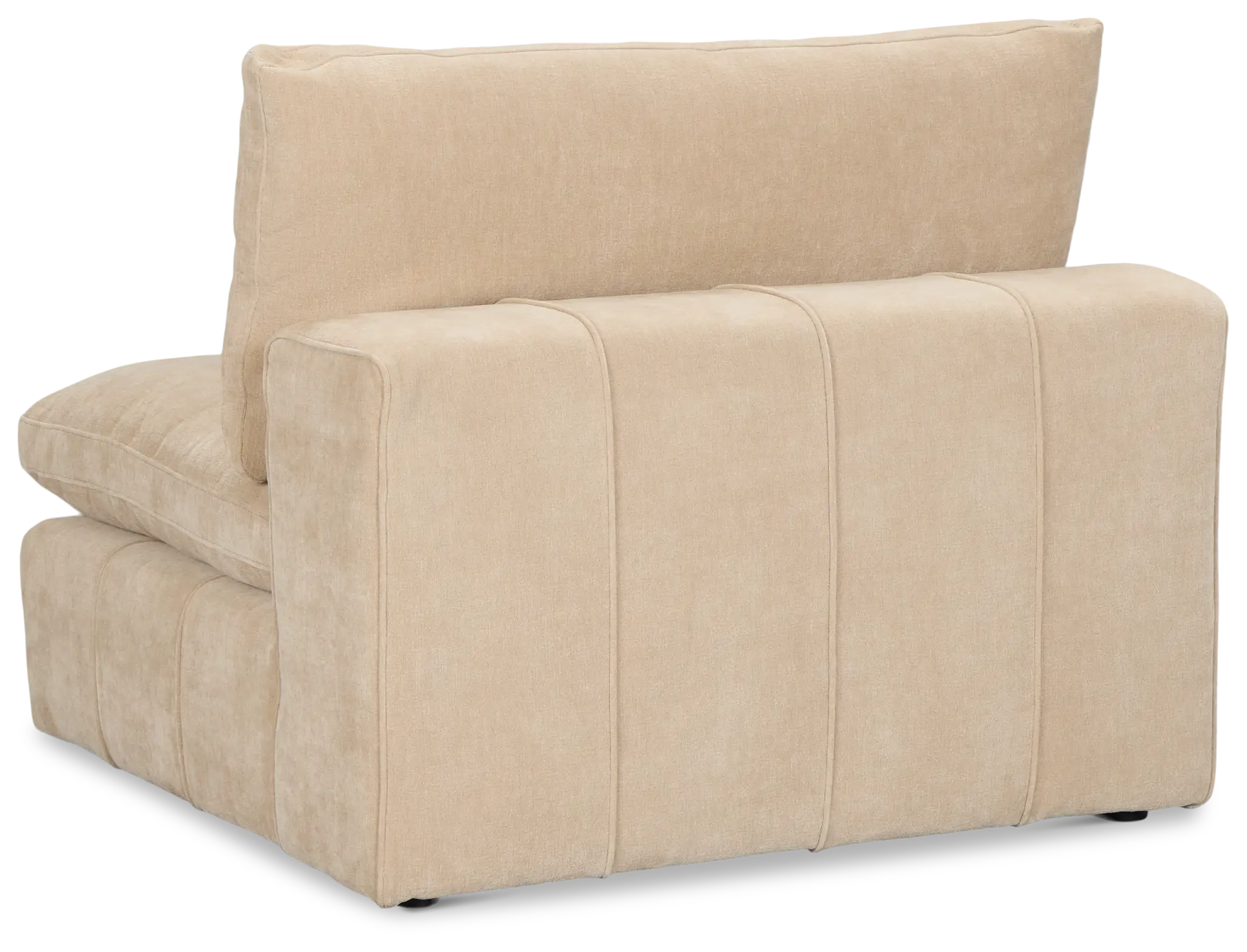 Cruz Light Beige Fabric Armless Chair Cruz Light Beige Fabric Armless Chair