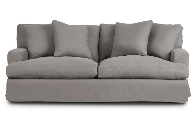 Delilah Gray Fabric Sofa