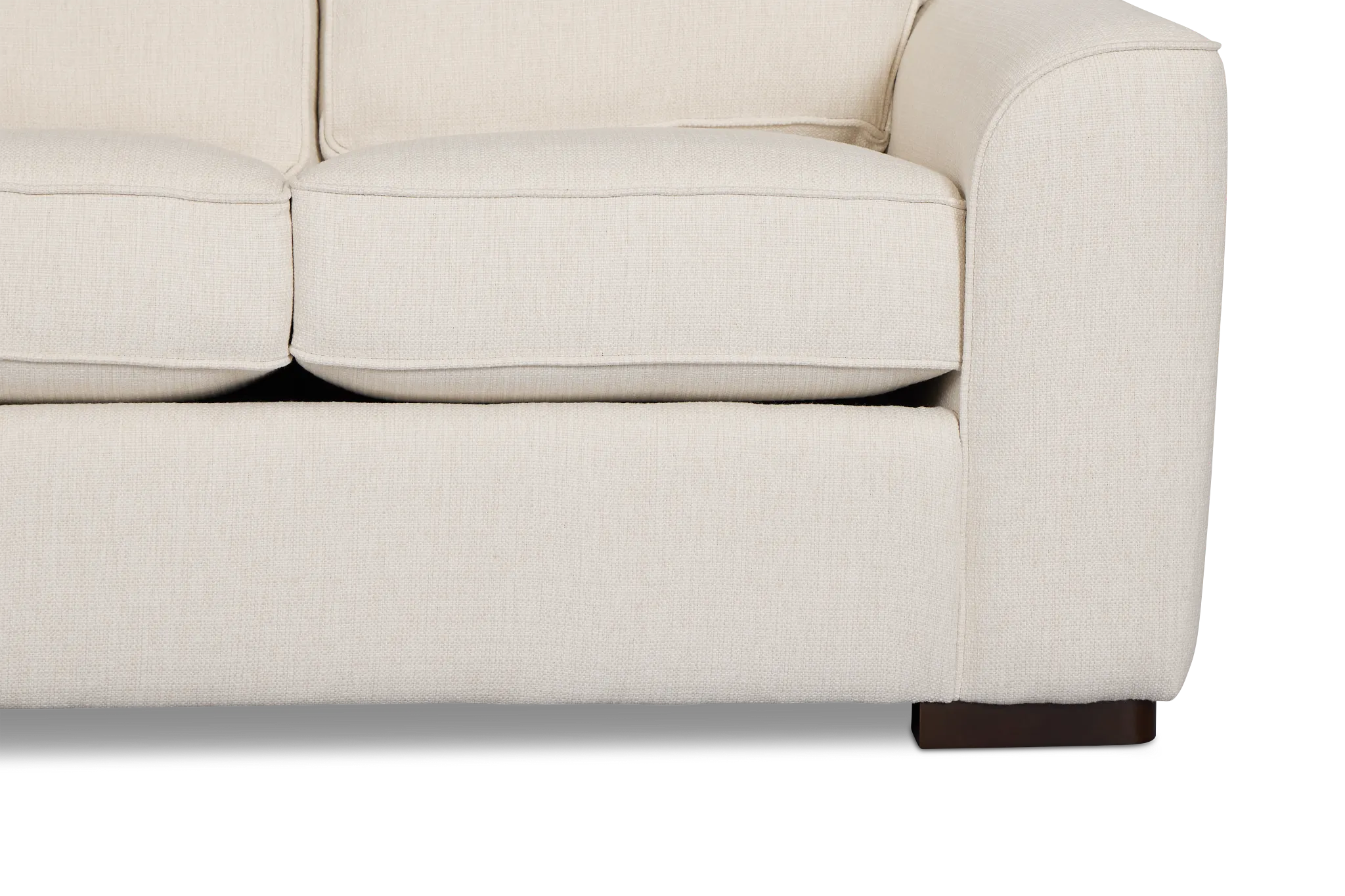 Sinclair Light Beige Fabric Memory Foam Sleeper
