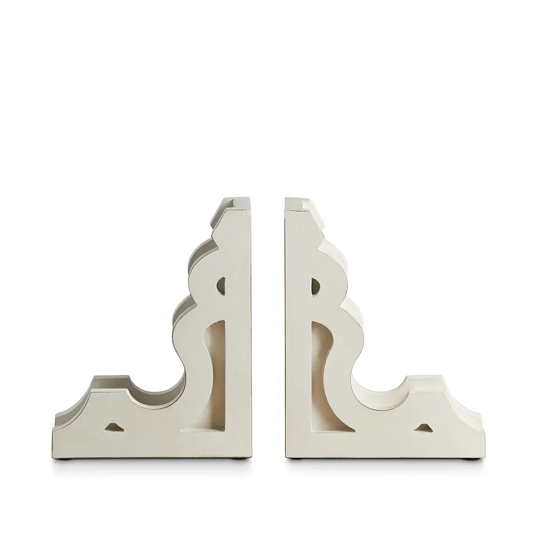Corbel Wood Set Of 2 Bookends Corbel Wood Set Of 2 Bookends