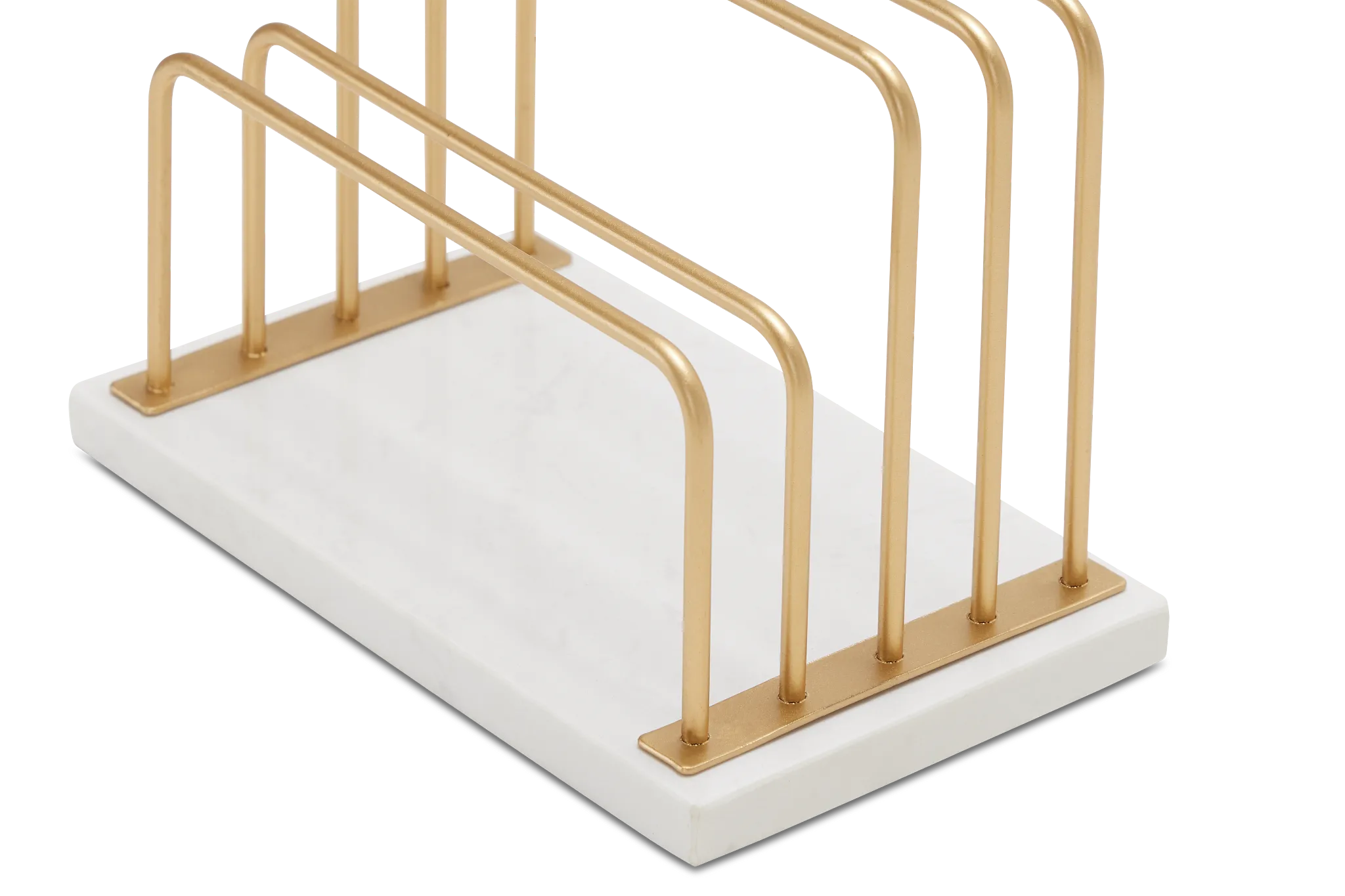 Lori Gold White File Organizer