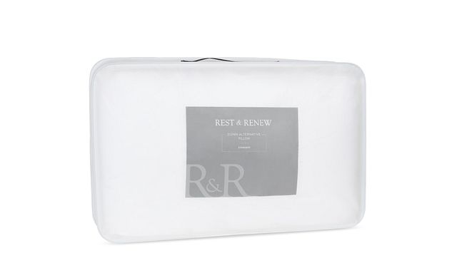 Rest & Renew Down Alternative Back Sleeper Pillow