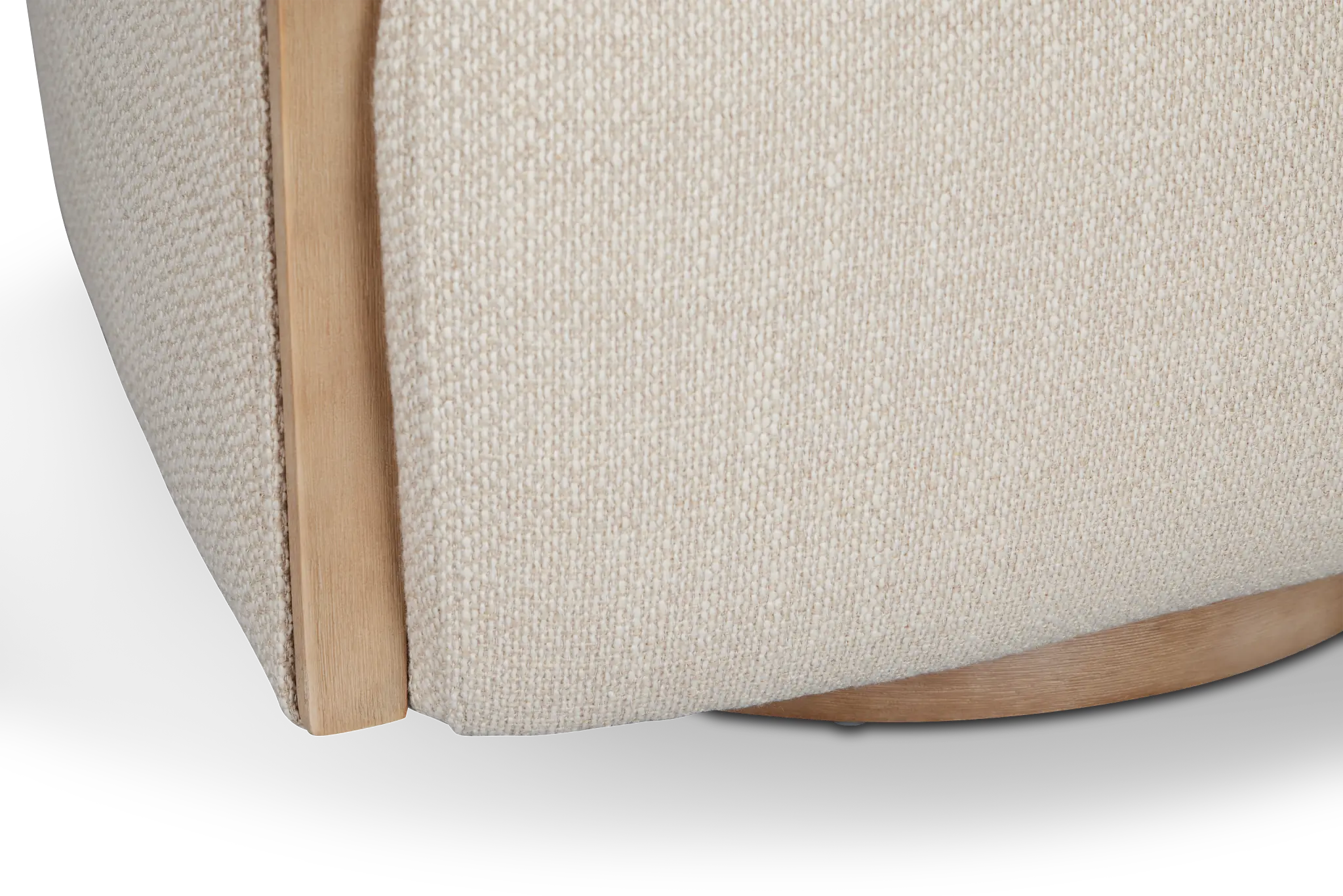 Campbell Beige Fabric Swivel Accent Chair Campbell Beige Fabric Swivel Accent Chair
