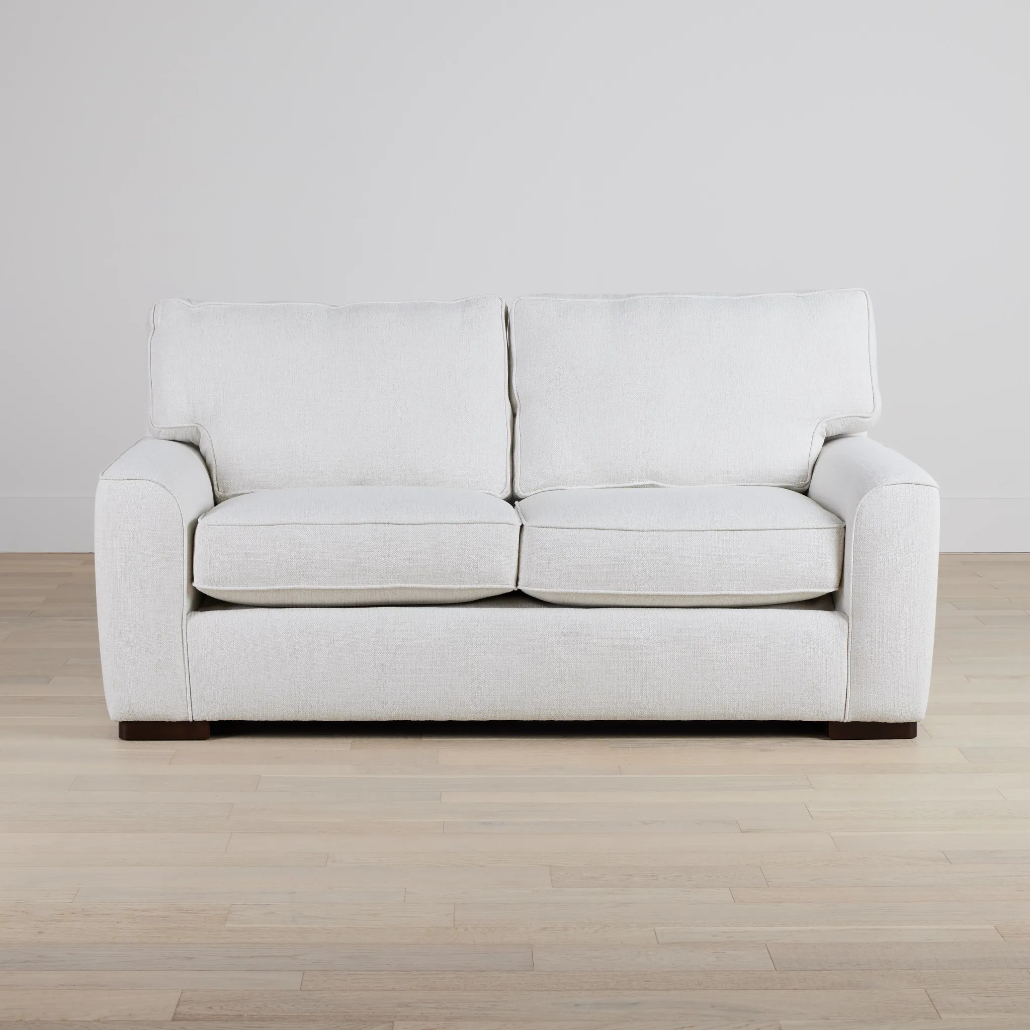 Austin White Fabric Memory Foam Sleeper