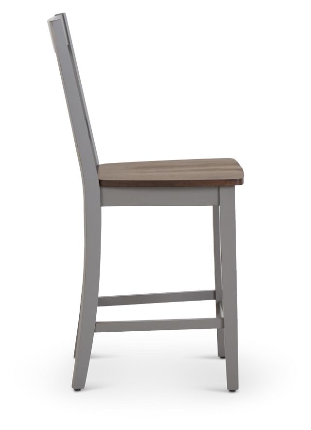 Sumter Gray 24" Wood Barstool
