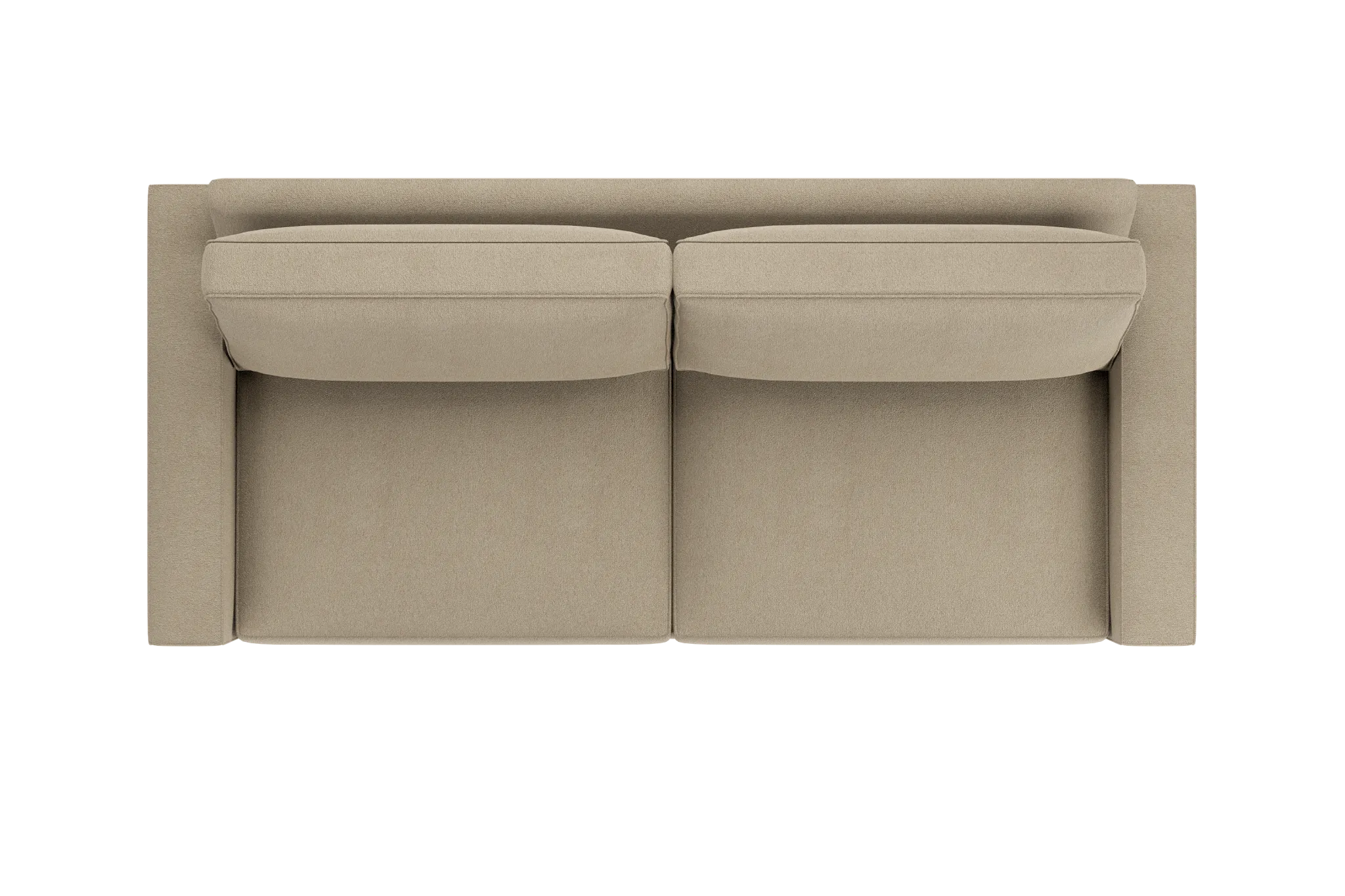 Edgewater Elite Taupe 96" Sofa W/ 2 Cushions
