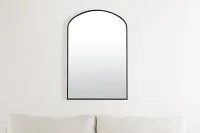 Hudson Black Medium Mirror