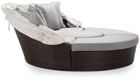 Fina Gray Canopy Daybed