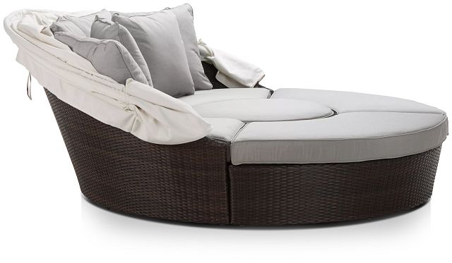 Fina Gray Canopy Daybed