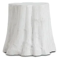 Ocean Drive White Wood End Table