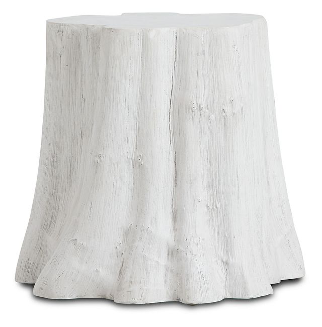Ocean Drive White Wood End Table