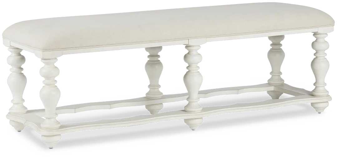 Savannah Ivory 58" Bench