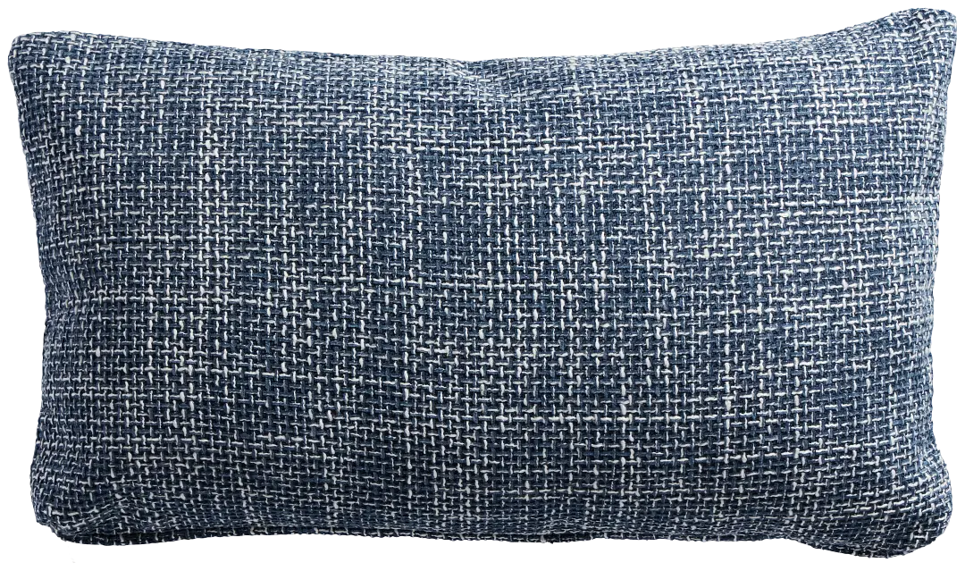 Sutt Dark Blue Lumbar Accent Pillow Sutt Dark Blue Lumbar Accent Pillow