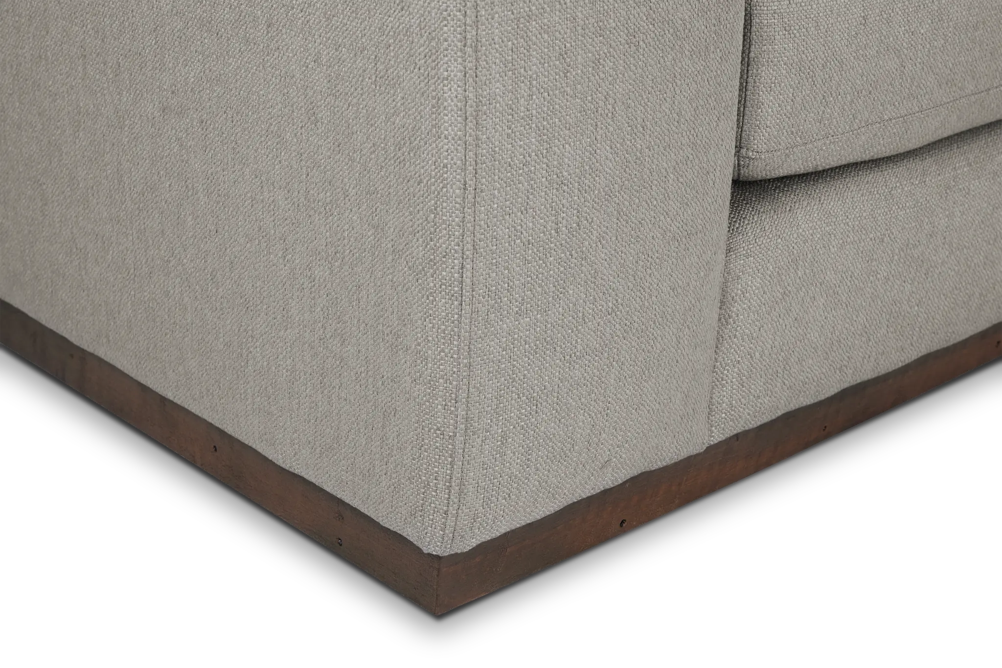 Mckenzie Light Gray Fabric Small Two-arm Sectional Mckenzie Light Gray Fabric Small Two-arm Sectional