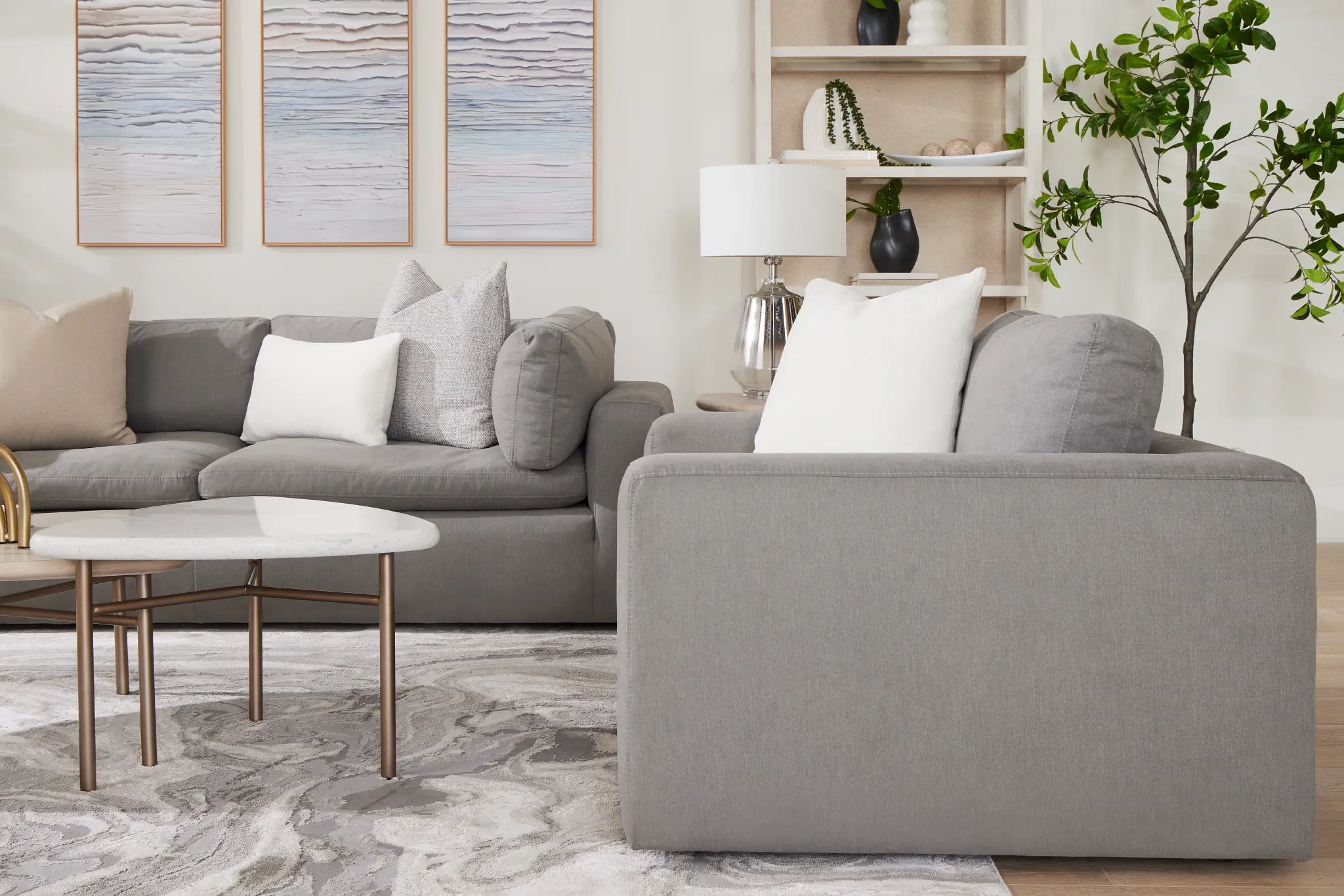 Grant Light Gray Fabric Chair Grant Light Gray Fabric Chair