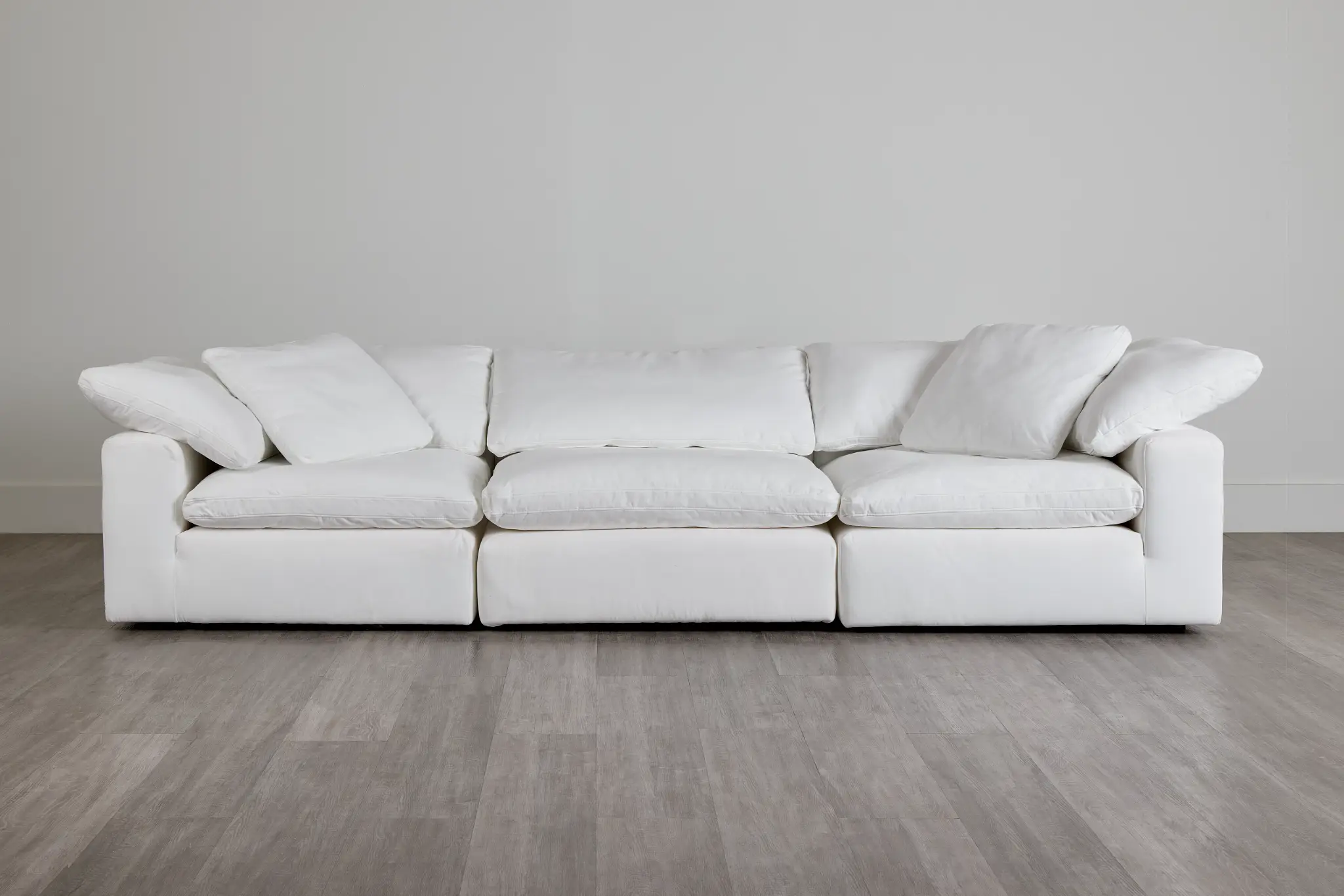 Nixon White Fabric 3-piece Modular Sofa Nixon White Fabric 3-piece Modular Sofa