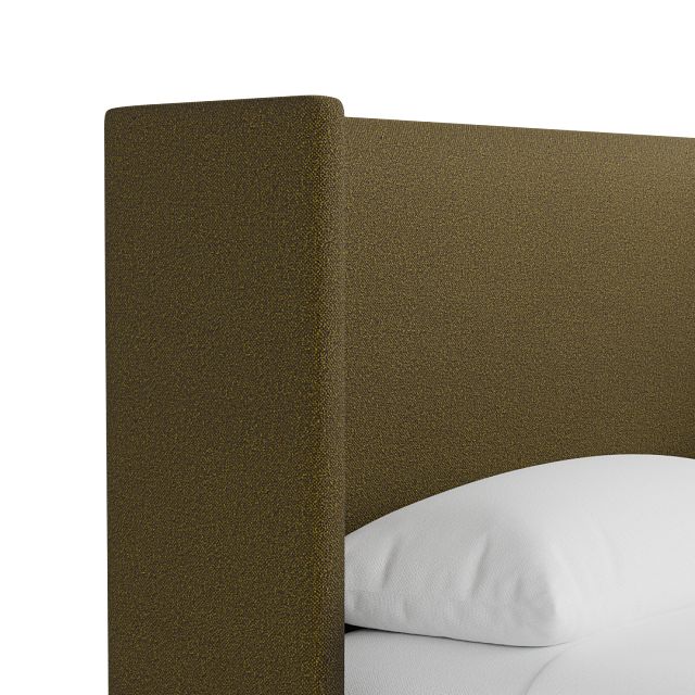Captiva Elite Dark Green 48" Upholstered Shelter Bed