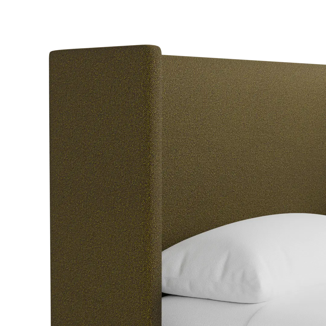 Captiva Elite Dark Green 48" Upholstered Shelter Bed Captiva Elite Dark Green 48" Upholstered Shelter Bed