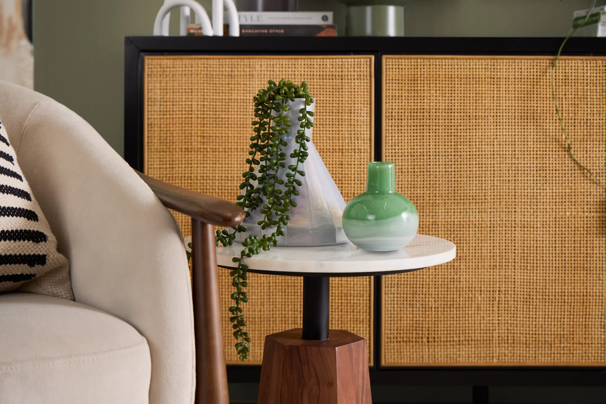 Buble Small Dk Green Vase