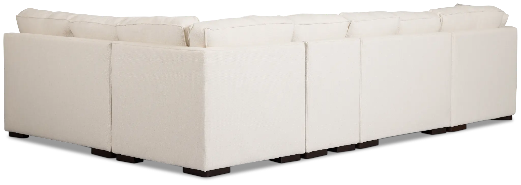 Sinclair Light Beige Fabric Large Left Cuddler Sectional Sinclair Light Beige Fabric Large Left Cuddler Sectional