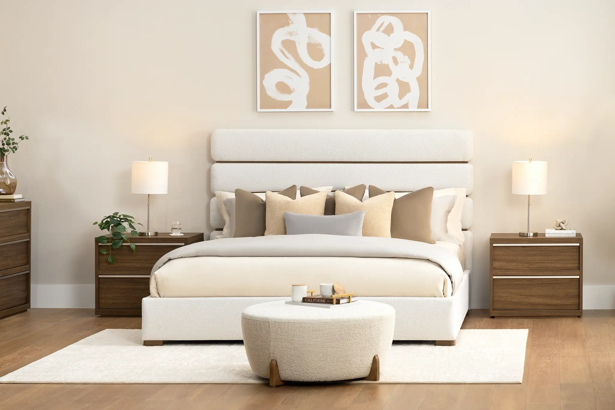 Capraia Dark Tone Panel Bed Capraia Dark Tone Panel Bed