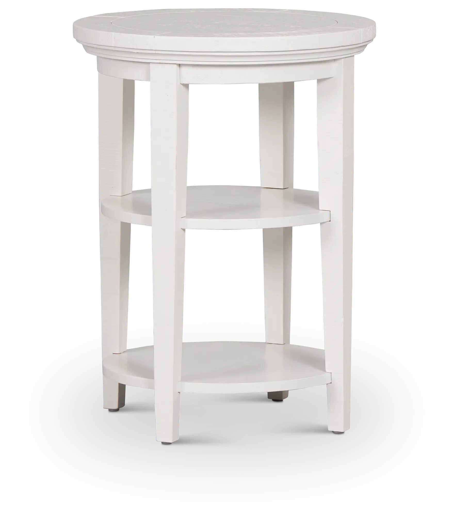Heron Cove White Round End Table Heron Cove White Round End Table