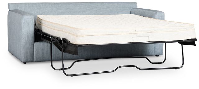 Rhodes Light Blue Fabric Innerspring Sleeper