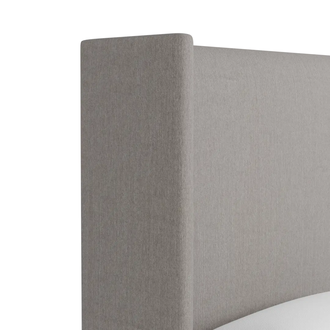 Captiva Peyton Gray 60" Upholstered Shelter Bed Captiva Peyton Gray 60" Upholstered Shelter Bed