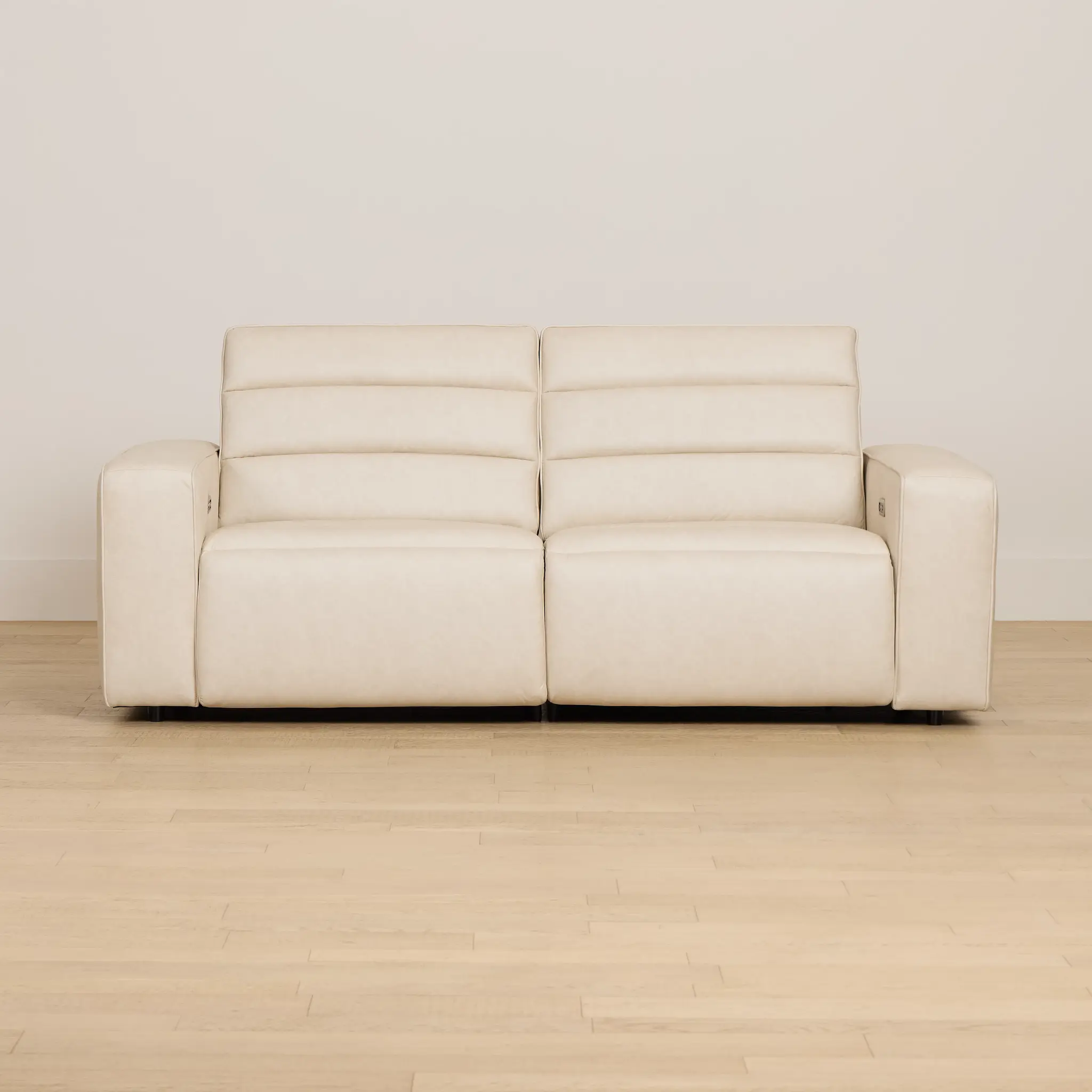 Sawyer Ivory Micro 2-piece Modular Power Reclining Sofa Sawyer Ivory Micro 2-piece Modular Power Reclining Sofa