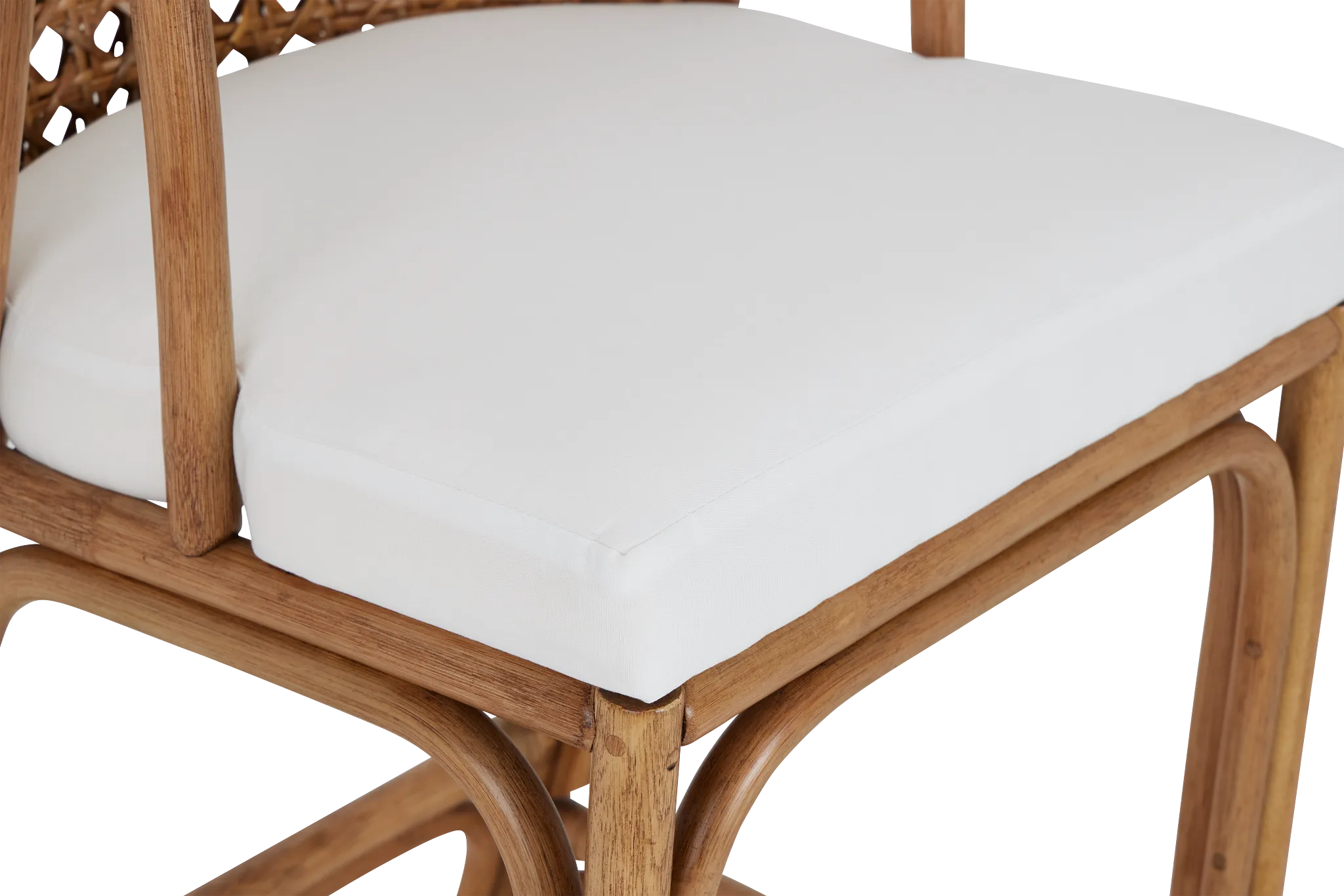 Maui Light Tonewoven 24" Upholstered Barstool