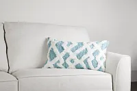 Maxton Blue Lumbar Accent Pillow