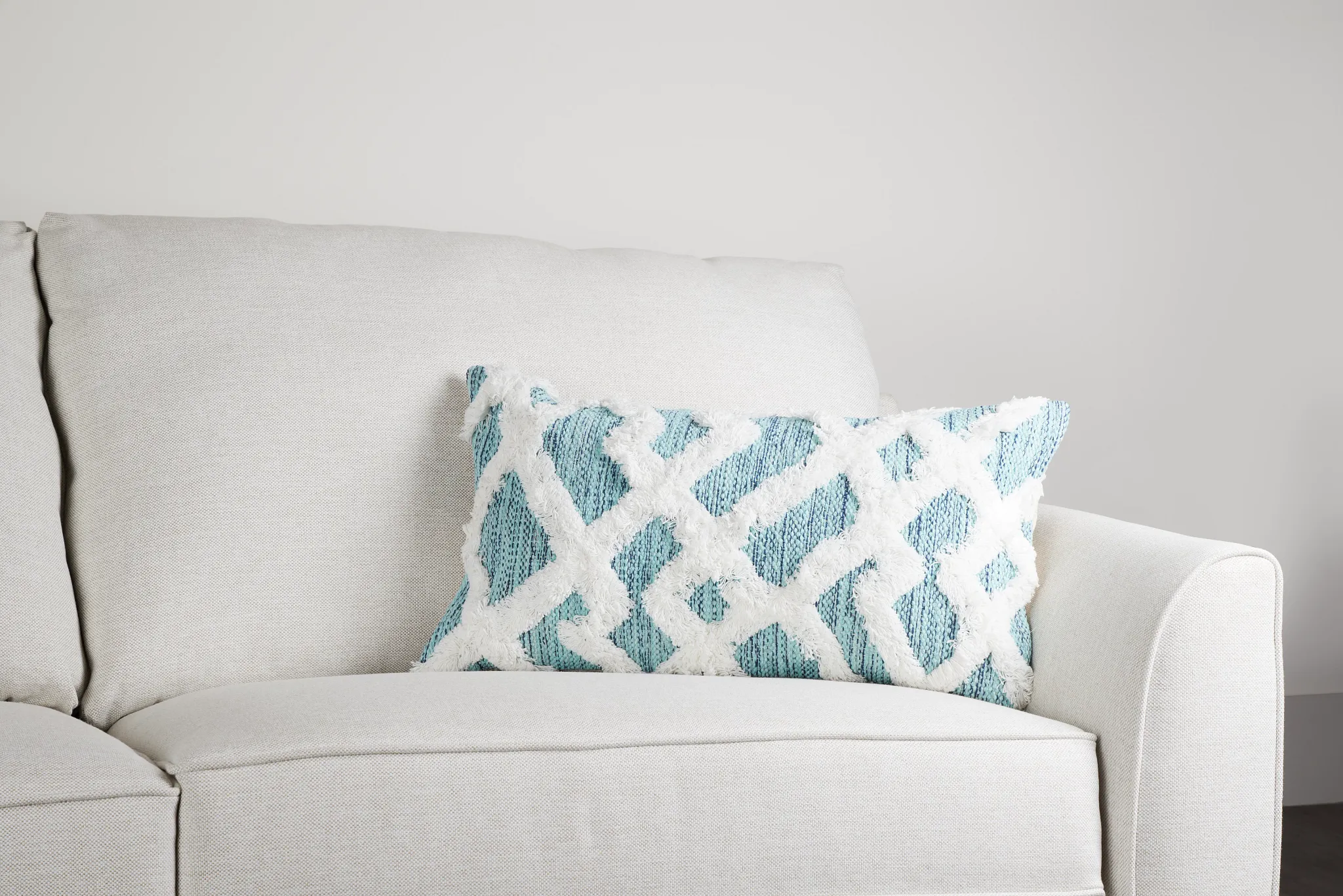 Maxton Blue Lumbar Accent Pillow