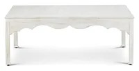Stacey White Square Coffee Table