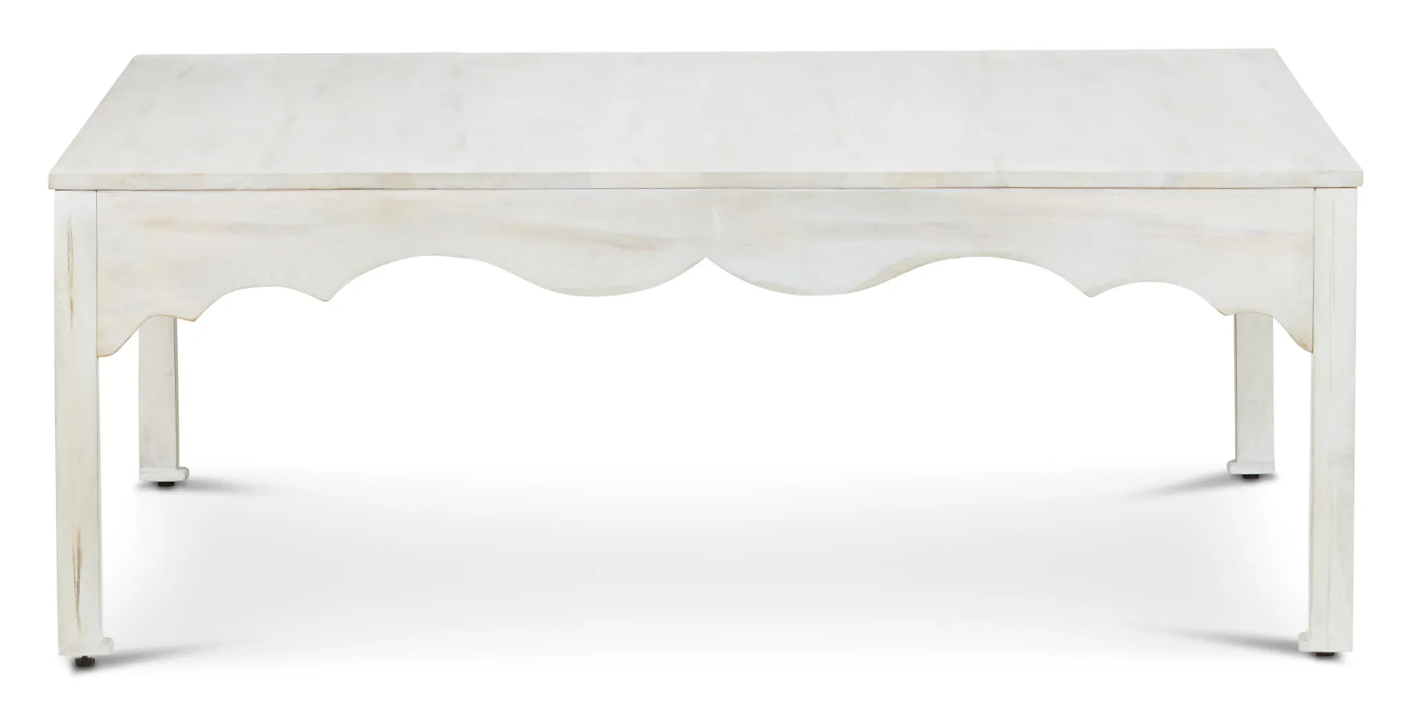 Stacey White Square Coffee Table
