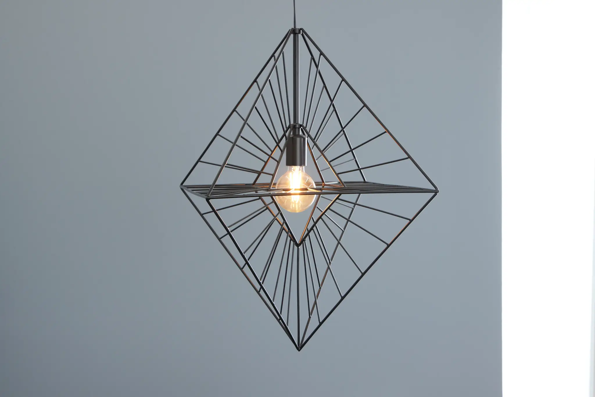 Cage Black Pendant Cage Black Pendant