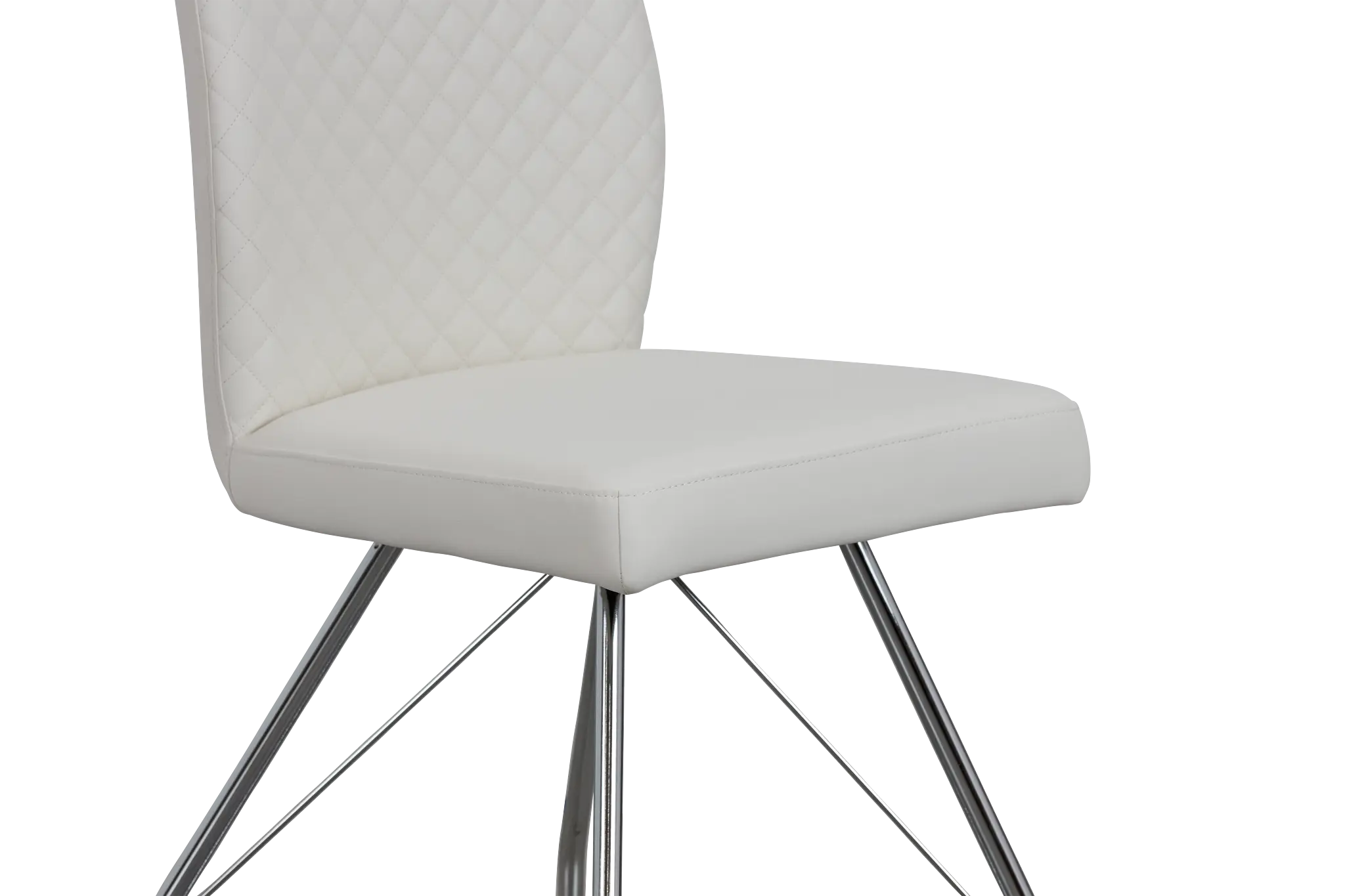 Lima White Upholstered Side Chair Lima White Upholstered Side Chair