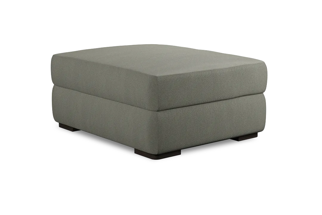 Edgewater Delray Pewter Ottoman