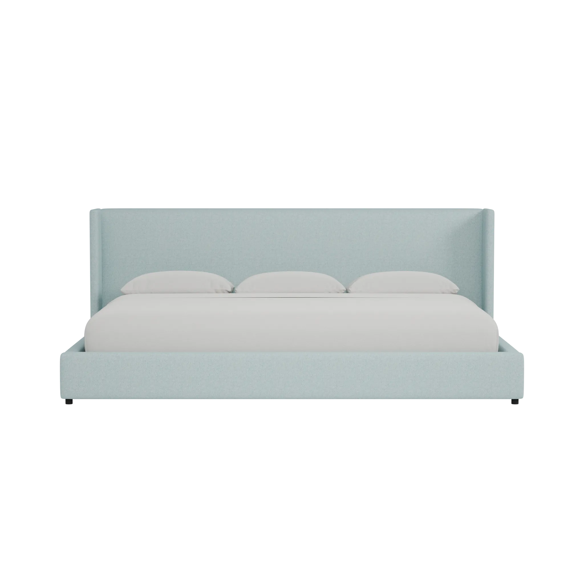 Captiva Elite Light Blue 48" Upholstered Shelter Bed
