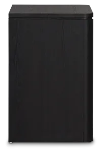 Emory Black Nightstand