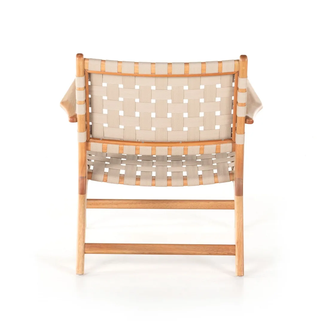 Four Hands Calim Light Beige Woven Chair
